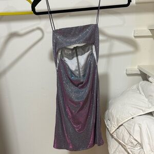 Sparkling Purple and Pink Dress